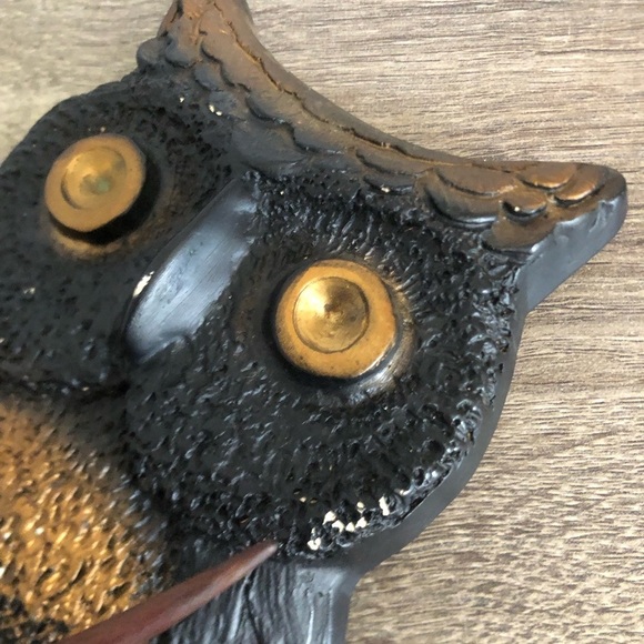 Vtg MCM Chalkware Pair of Owls - Picture 10 of 12